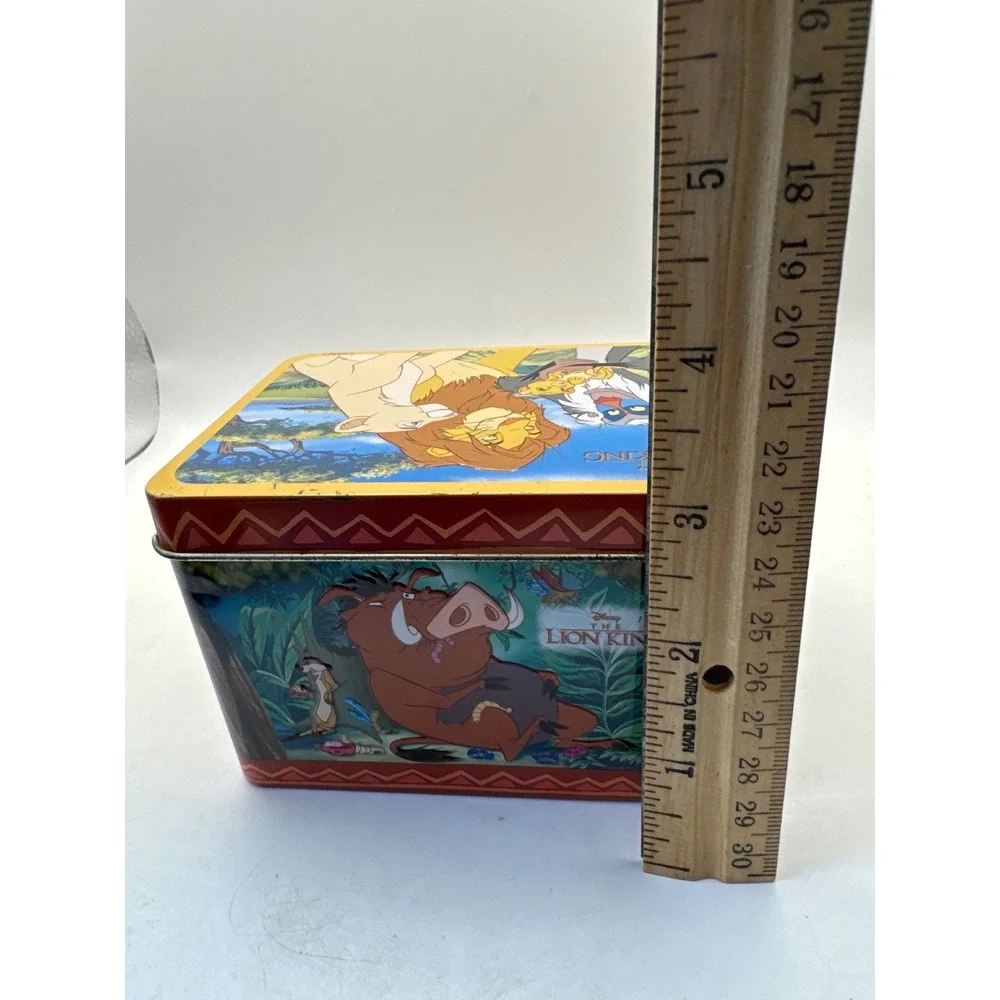 Disney‎ The Lion King Metal Tin box Simba Mufasa Scar Collectible music box
